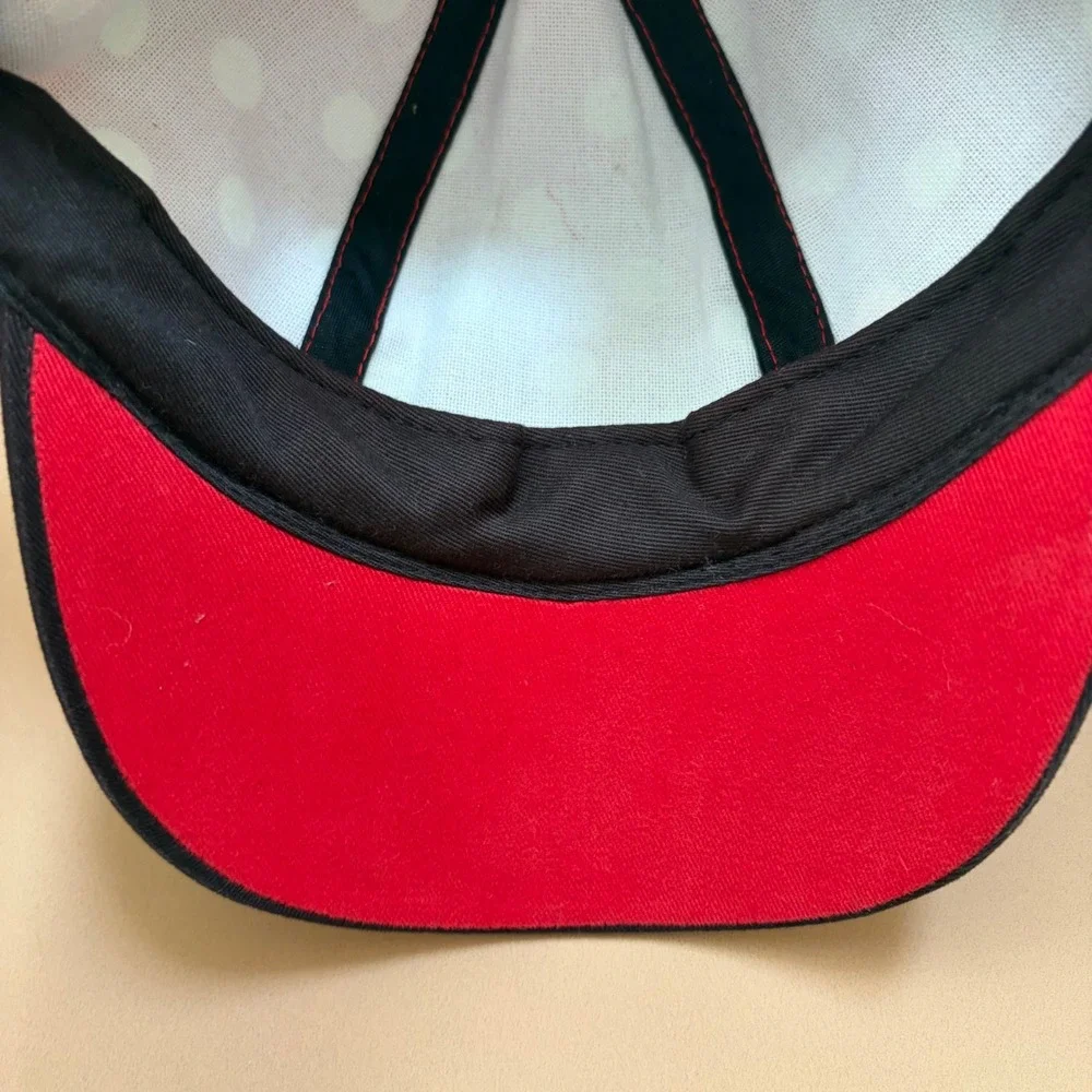 Walt Disney World Kids Minnie Mouse Polka Dot Snapback Hat with Ears and Bow